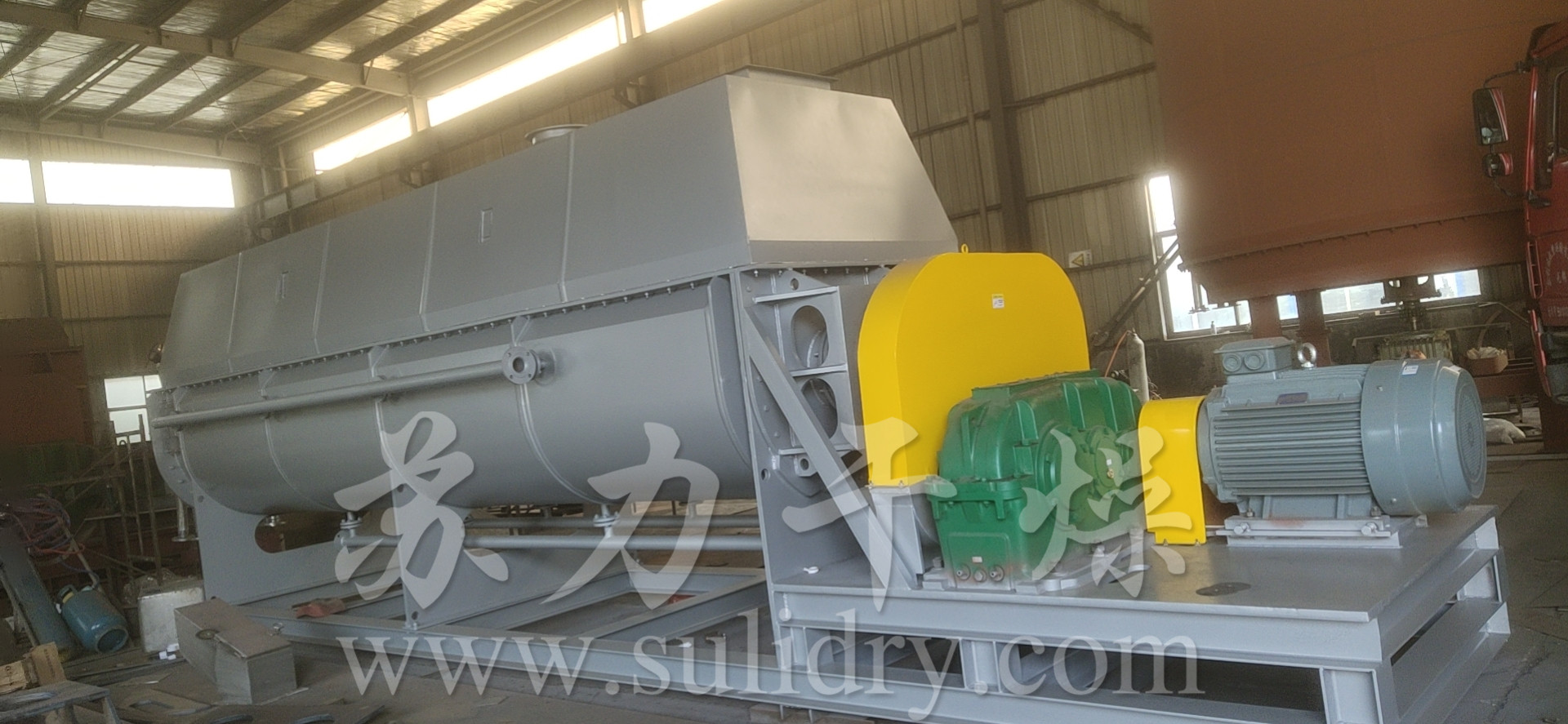 空心槳葉干燥機(jī)—蘇干牌污泥干燥機(jī)制作完成并順利發(fā)貨！